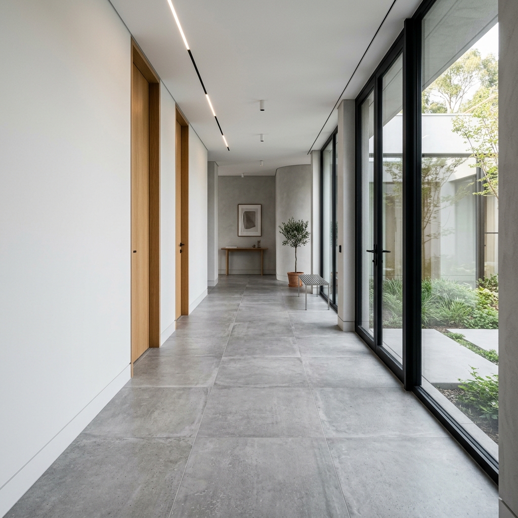 Concrete Look Porcelain Floors